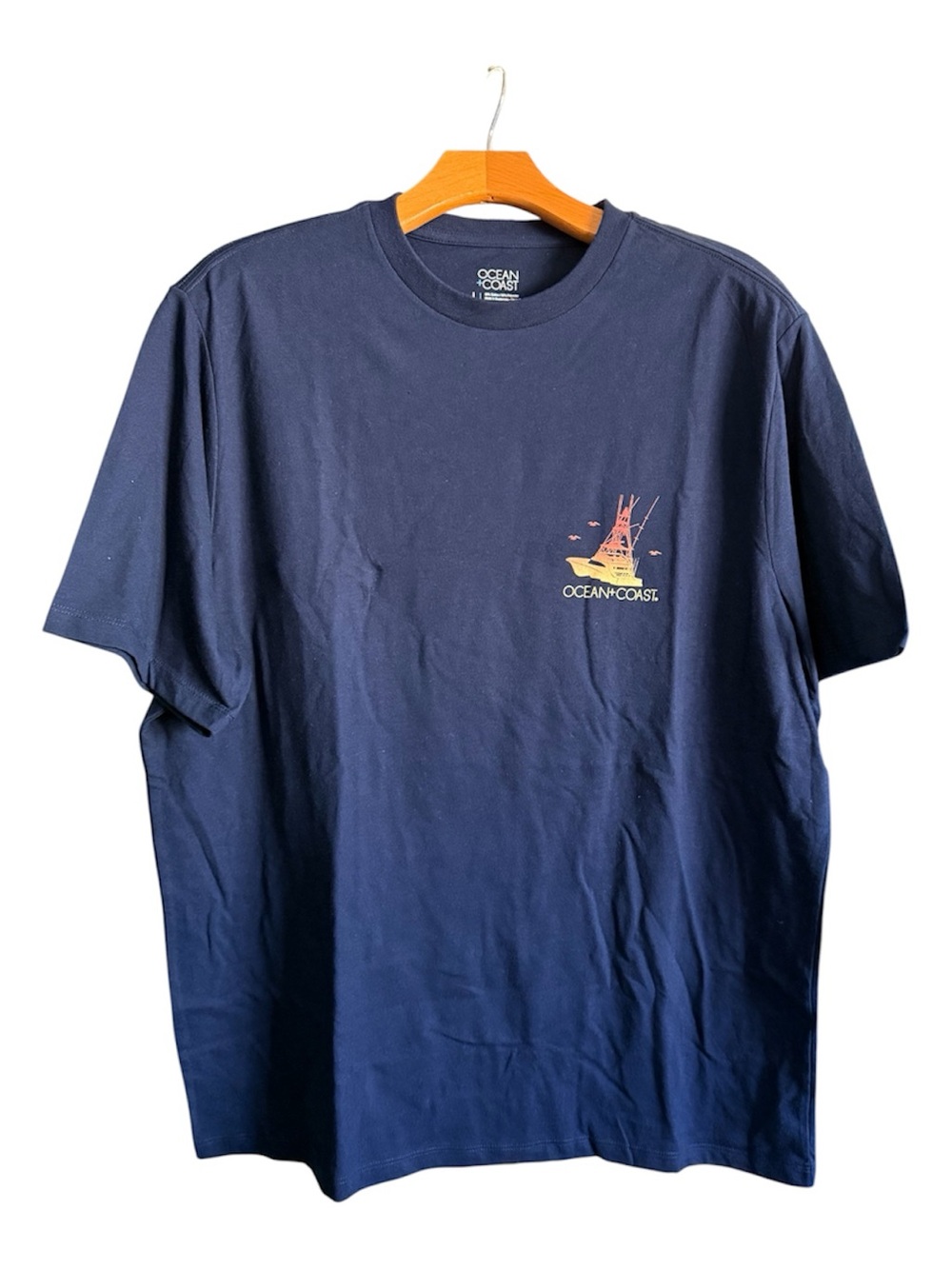Ocean + Coast Navy Short Sleeve Graphic Tee